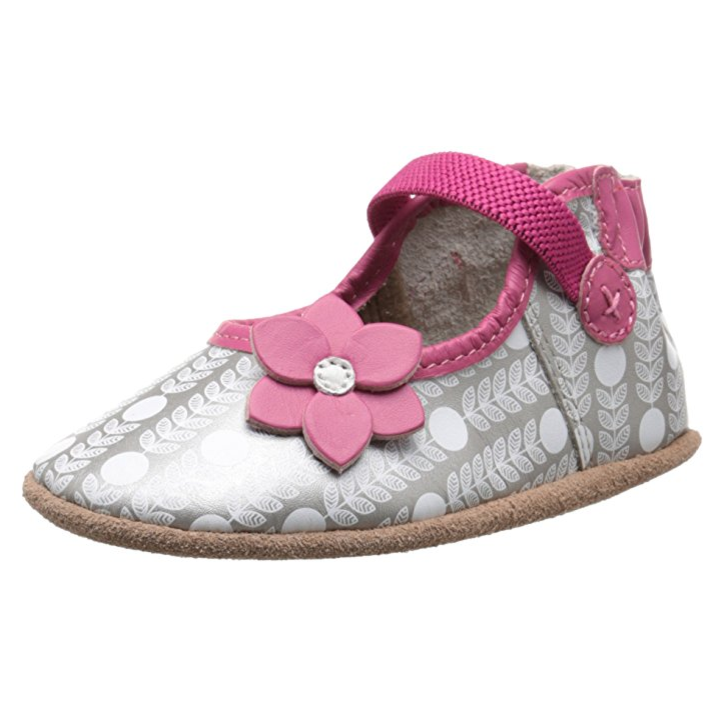 Robeez Becca Mary Jane Soft Sole Crib Shoe (Infant) only $12.42