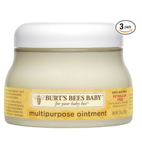 Burt's Bees 小蜜蜂BB全天然滋潤萬用軟膏，7.5 oz/罐，共3罐，原價$26.97，現點擊coupon后僅售$17.28，免運費