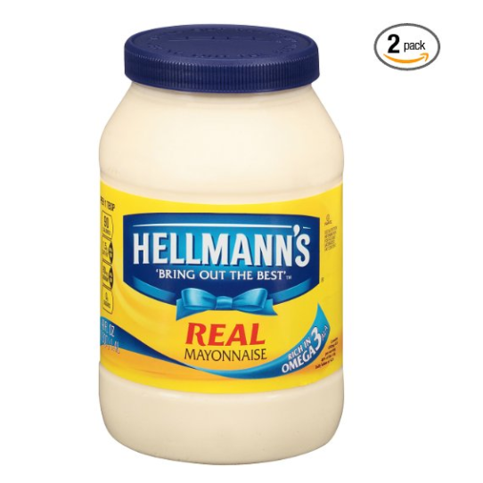 Hellmann's Real Mayonnaise, Real Mayo 48 oz, Twin Pack only $8.21