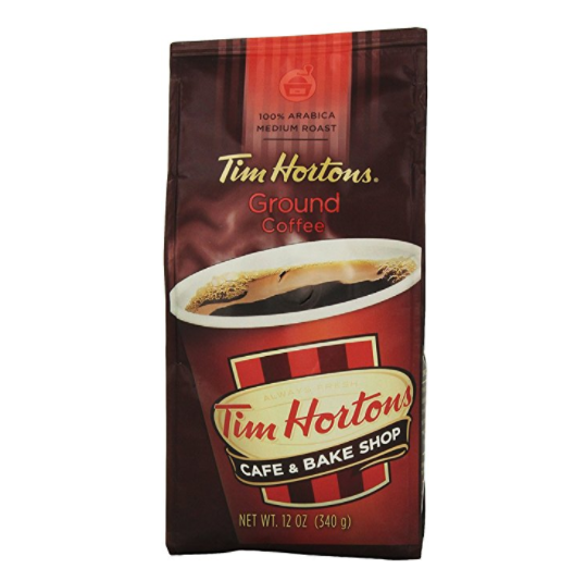 Tim Horton's 100% Arabica Medium Roast Original Blend Ground Coffee, 12 Ounce  only $4.89