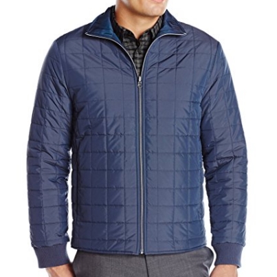 Perry Ellis Men's Reversible Quilted Puffer Jacket $19.02 FREE Shipping on orders over $49