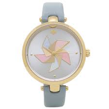 Kate Spade Women's 'Holland' Quartz Stainless Steel and Leather Casual Watch, Color:Blue (Model: KSW1231)  $97.49