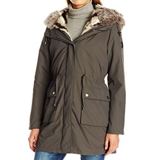 Steve Madden Women's Anorak with Detachable Faux Fur Liner $28.71 FREE Shipping on orders over $49
