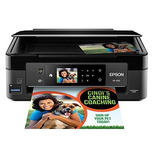 Epson Expression Home XP-430 Wireless Color Photo Printer with Scanner and Copier, Only $49.99, You Save $50.00(50%)