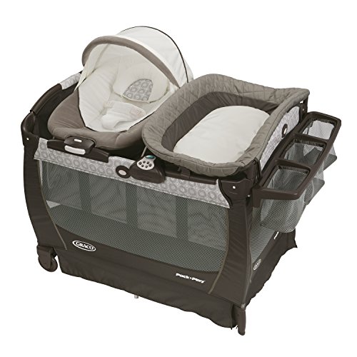 Graco Pack 'n Play Playard Bassinet Changer Snuggle Suite LX Baby Bouncer, Abbington, Only $130.40, You Save $89.59(41%)