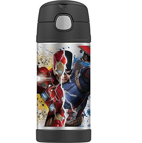 Thermos Funtainer 12 Ounce Bottle, Captain America Civil War, Only $11.17