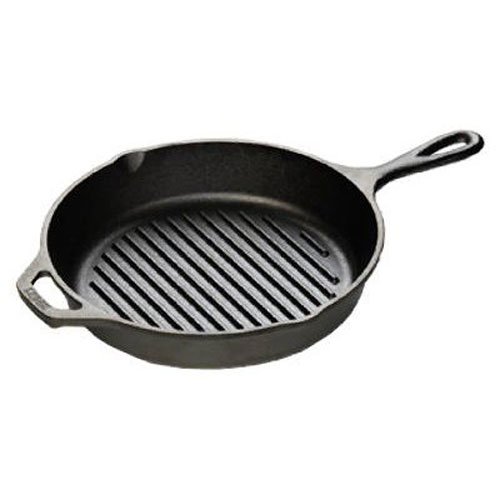 Lodge L8GP3 Cast Iron Grill Pan, 10.25-inch, Only $15.00