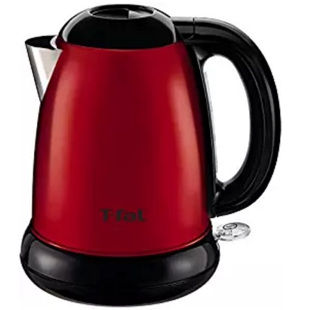 T-fal KI160US 1500-Watt Brushed Stainless Steel Electric Kettle with Removable Limescale, 1.7-Liter, Red $26.57 FREE Shipping