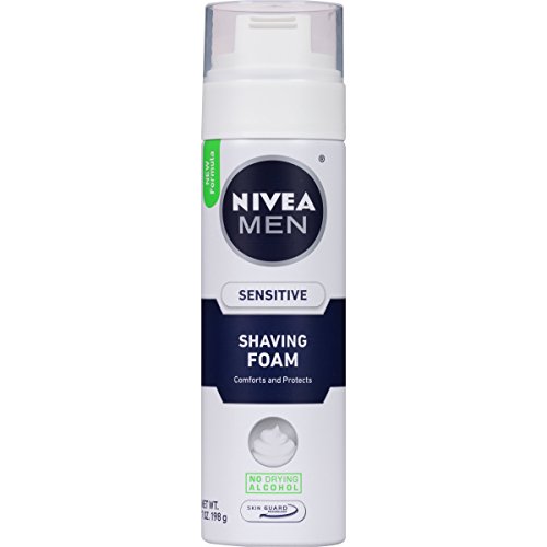 NIVEA Men Sensitive Shaving Foam - Soothes Sensitive Skin From Shave Irritation - 7 oz. Can (Pack of 6), Only $8.50, free shipping after   using SS