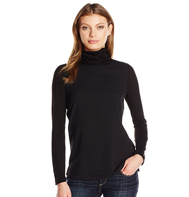 French Connection Women's Polly Plains Ls Turtleneck only $15.87