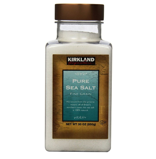 Kirkland Signature Pure Sea Salt, 30 Ounce only $2.79
