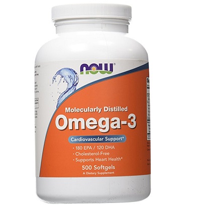 Now Supplements, Omega-3, Molecularly Distilled, 500 Softgels only$15.87