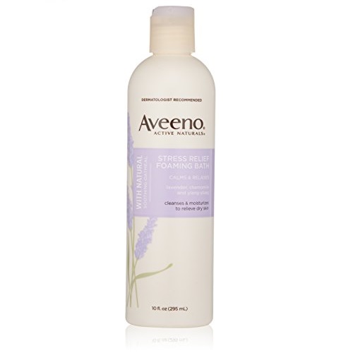 Aveeno Active Naturals Stress Relief Foaming Bath, 10 Fluid Ounce (Pack of 3), Only $11.95