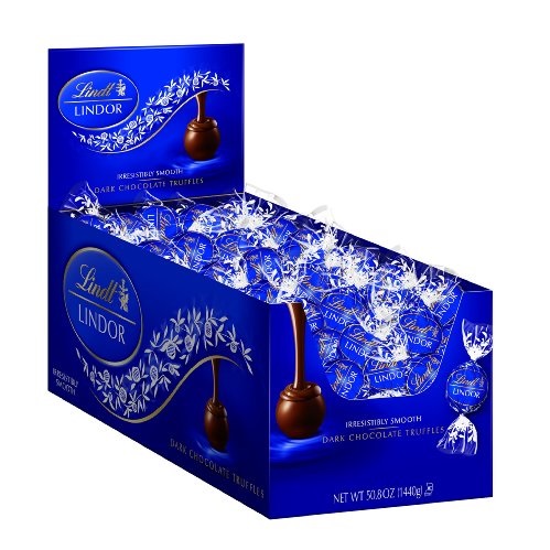 Lindt Lindor Truffles Dark Chocolate, 120-Count Box, only $18.80