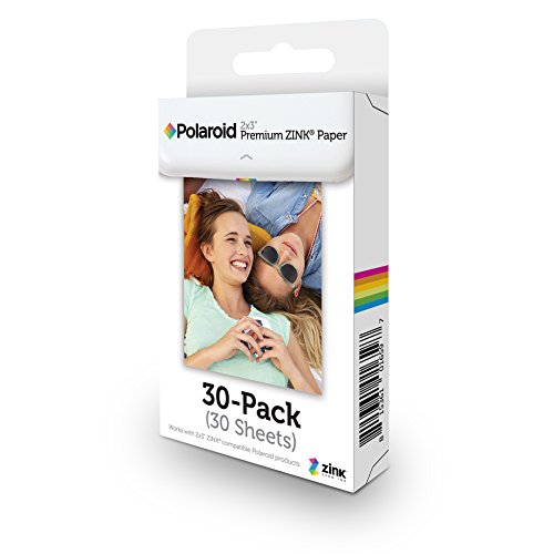 Polaroid 2x3-Inch Premium ZINK Photo Paper for Polaroid Snap / Snap Touch / Z2300 / SocialMatic Instant Cameras / Zip Instant Printer, Regular Color Border, 30-Pack, Only $9.97, You Save $5.02(33%)