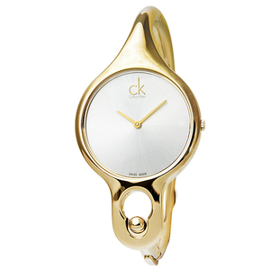 CALVIN KLEIN Air 系列鍍金瑞士石英時尚女士手鐲腕錶 特價僅售$68