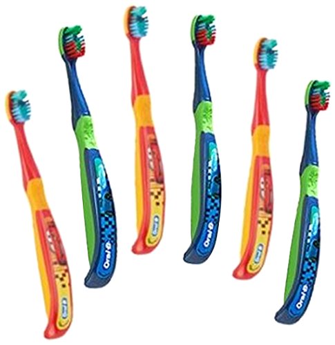 史低价！Oral-B 儿童牙刷，6支装，现点击coupon后仅售$9.37，免运费