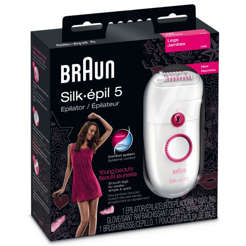 Braun Silk-épil 5 5-185 - Electric Hair Removal Epilator for Women , only $44.99, free shipping