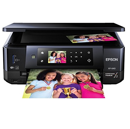 Epson XP-640 Expression Premium Wireless Color Photo Printer with Scanner & Copier, Only $79.99, You Save $70.00(47%)