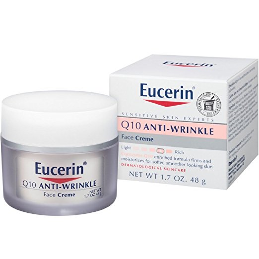 Eucerin优色林辅酶Q10舒缓紧肤抗皱保湿霜，1.7 oz，原价$12.49，现点击coupon后仅售$6.87 ，免运费。