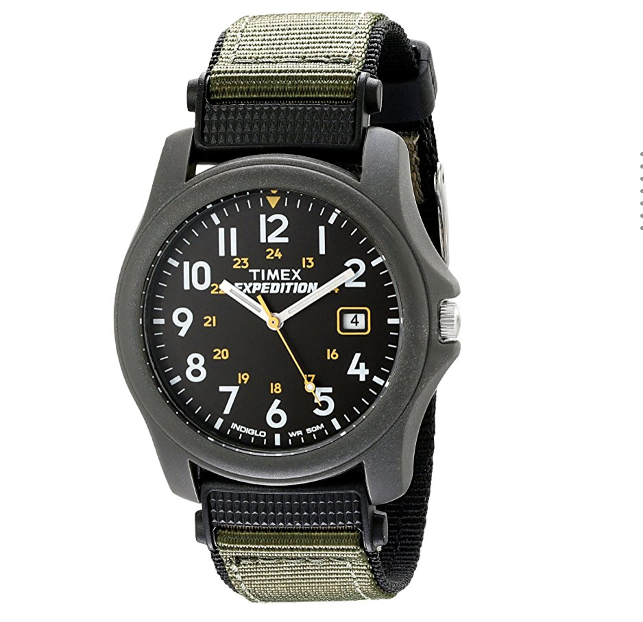 Timex Men's T42571 Expedition Camper Green Nylon Strap Watch only $24.16