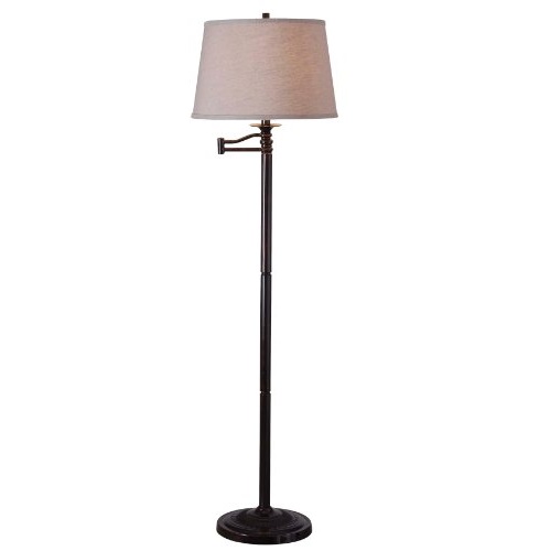 Kenroy Home 32215CBZ Riverside Swing Arm Floor Lamp, Copper Bronze Finish, Only $48.76, You Save $100.74(67%)