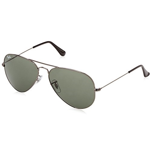 Ray-Ban RB 3025 Sunglass, Gunmetal/Green Classic, 58 mm, Only$69.49, free shipping after using coupon code
