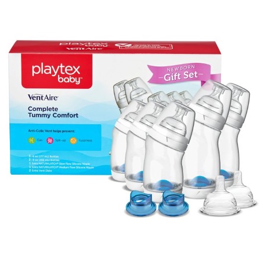 大降！史低價！Playtex 倍兒樂 VentAire 新生兒奶瓶套裝，現僅售$10.73