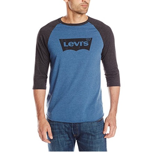 Levi's Men's Harris Baseball Jersey with Print,  Only $13.73