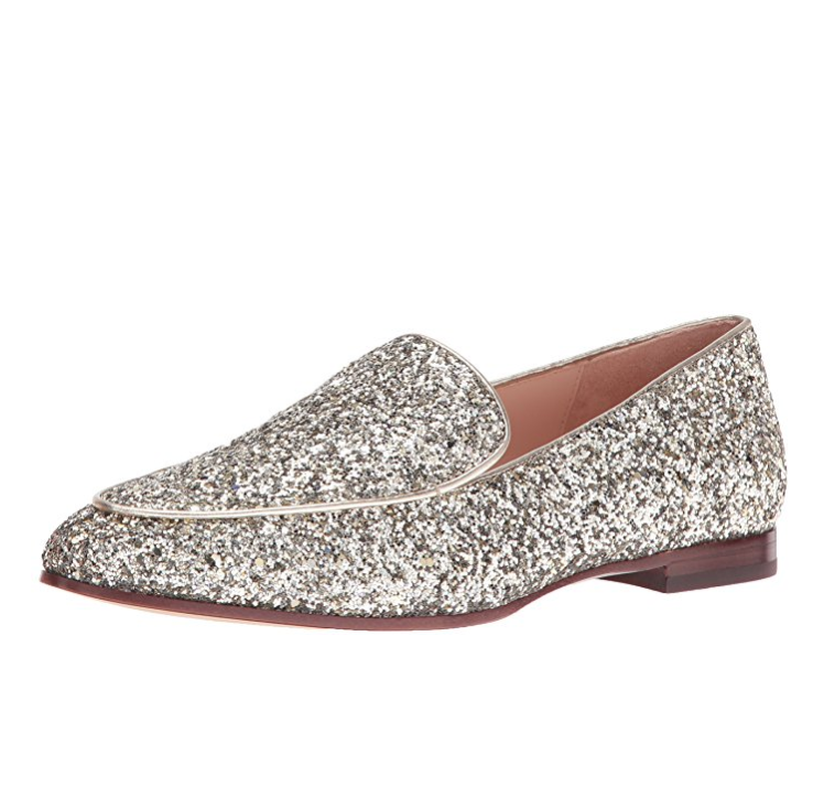 降！kate spade new york Calliope Moccasin 女款時尚亮片樂福鞋, 現僅售$53.26, 免運費！