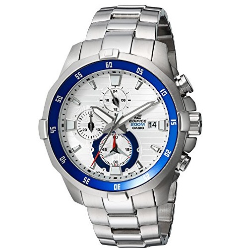 Casio Men's 'EDIFICE' Quartz Stainless Steel Casual Watch, Color:Silver-Toned (Model: EFM-502D-7AVCF), Only $77.51 free shipping