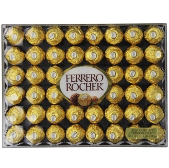 限Prime会员！Ferrero费列罗Rocher巧克力48枚装 $9.51