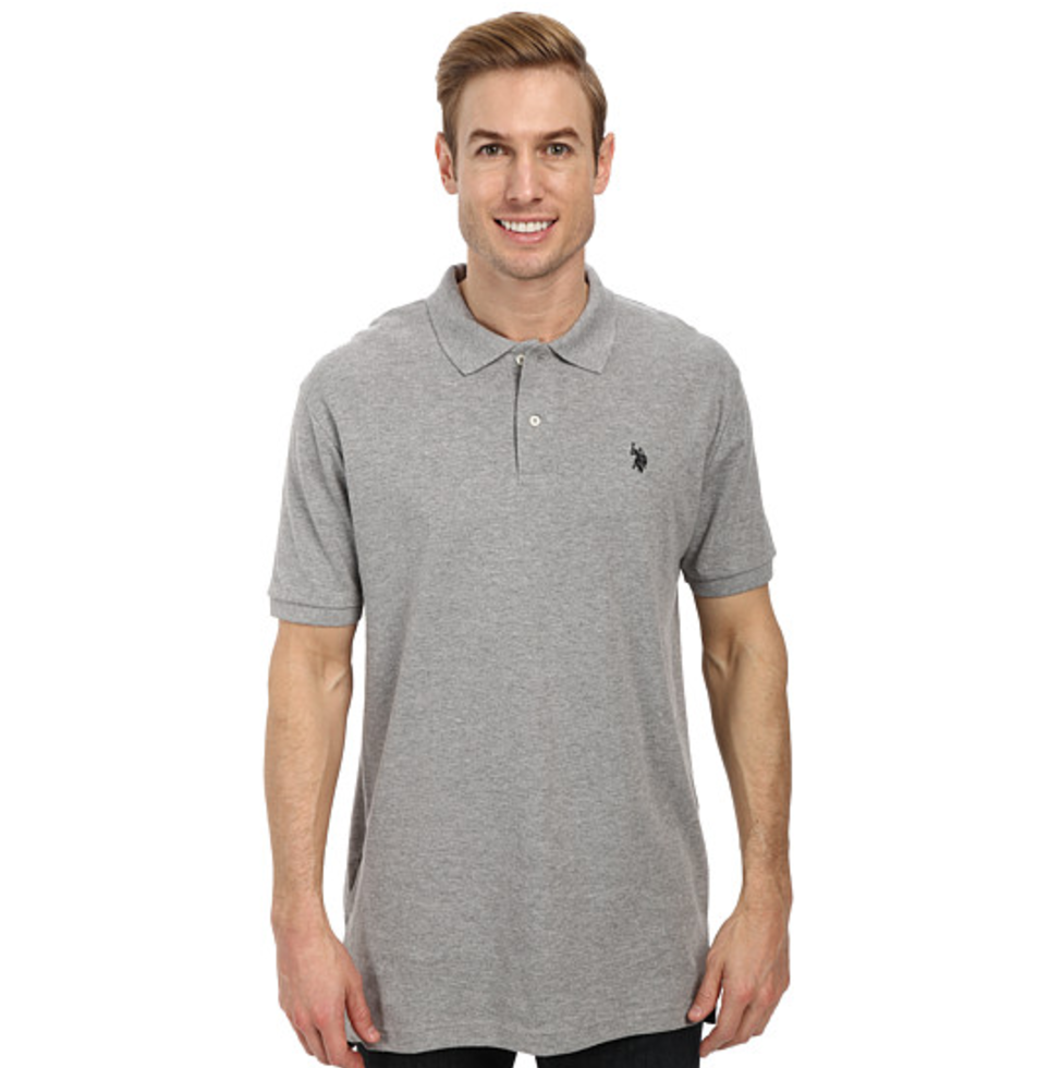 6PM: U.S. POLO ASSN. Solid Interlock Polo only $12.99