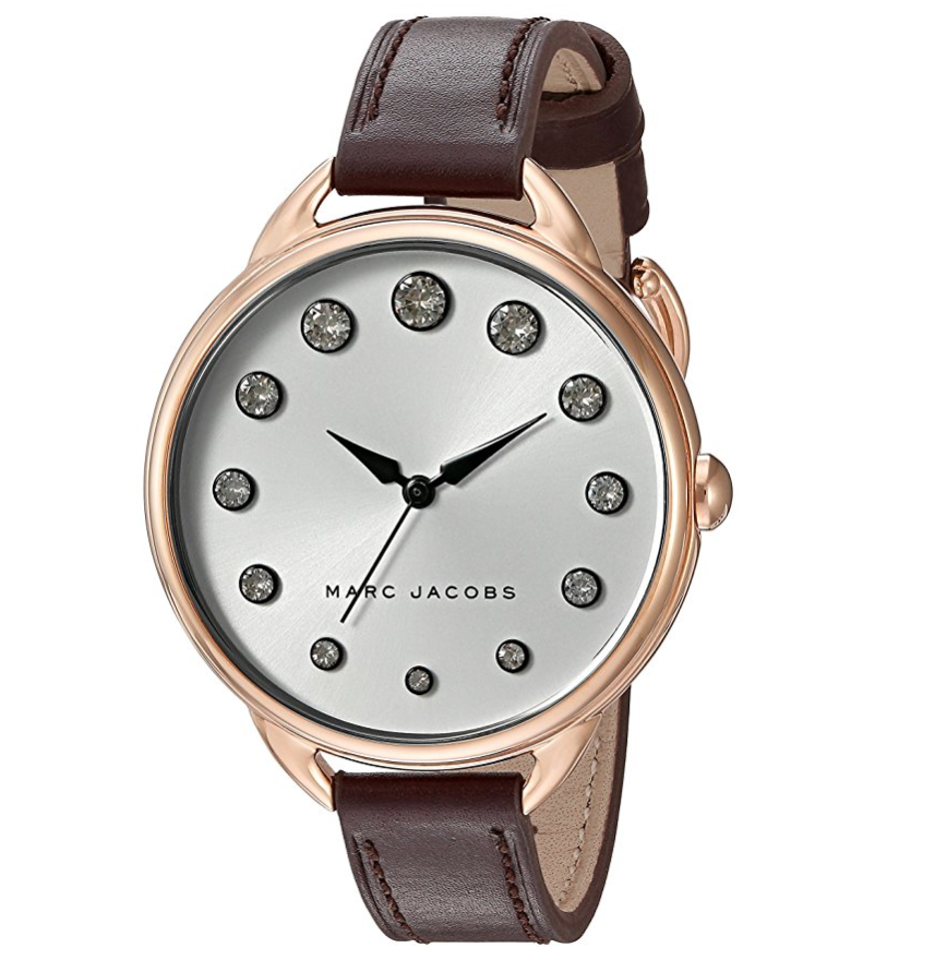 Marc Jacobs Women's Betty Oxblood Leather Watch - MJ1478, Only $87.50, You Save $87.50(50%)