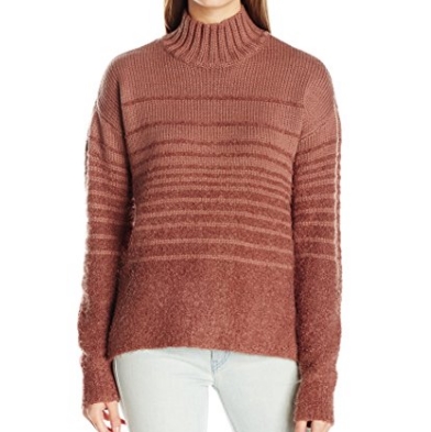 Calvin Klein Jeans Women's Boucle Funnel Neck Sweater $14.69 FREE Shipping on orders over $35