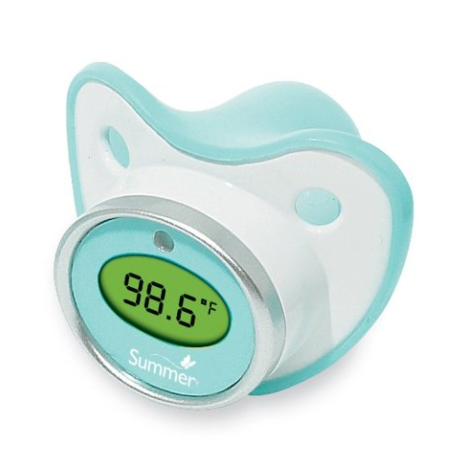 Summer Infant Pacifier Thermometer, Teal/White only $3.74