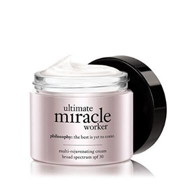 Philosophy Ultimate Miracle Worker Multi-Rejuvenating Cream for Women, Broad Spectrum SPF 30, 0.5 Ounce, Only $19.95