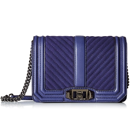 Rebecca Minkoff Chevron Quilted Small Love女士挎包$121.54 免运费