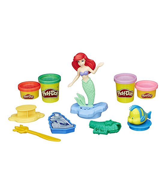 Play-Doh Ariel And Undersea Friends小美人魚橡皮泥套裝，現僅售$4.78