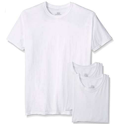 Hanes Men's 3-Pack Crew Neck T-Shirt $8.44 FREE Shipping on orders over $25
