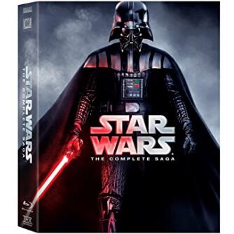 Star Wars: The Complete Saga 星球大战六部曲全集 蓝光  特价仅售$58.49