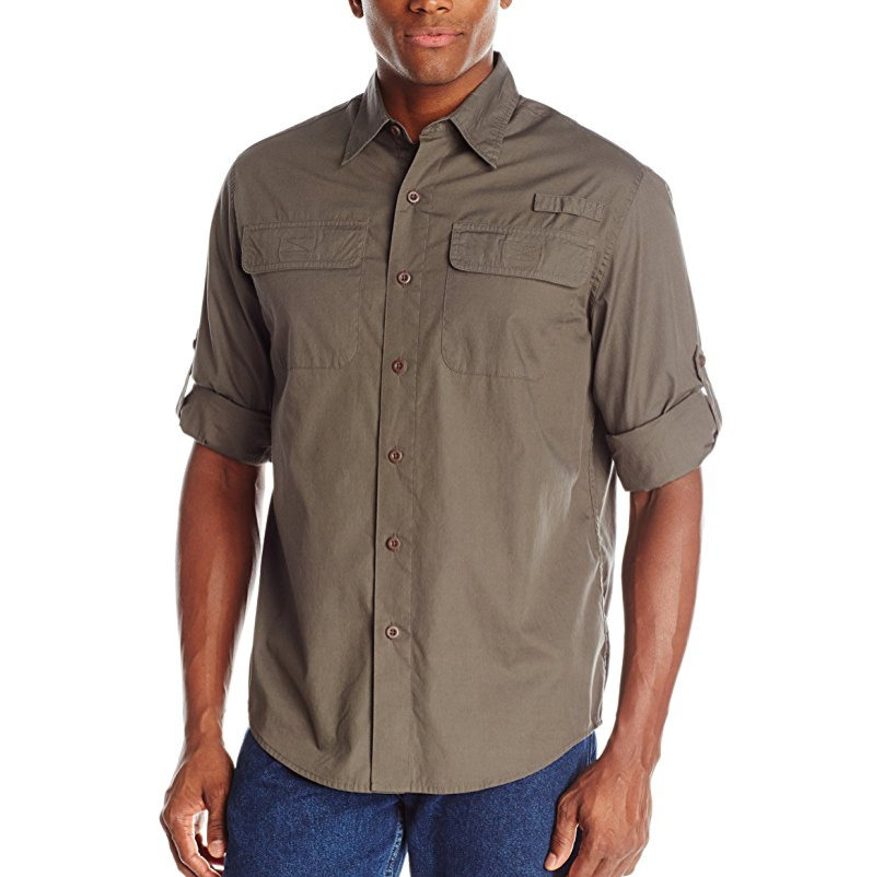 Wrangler Authentics Mens Long Sleeve Utility Shirt only $19.99