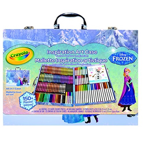 史低價！Crayola 繪兒樂冰雪奇緣繪畫禮盒套裝，150件裝，現僅售$9.07
