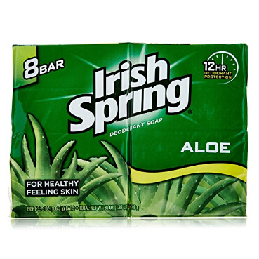 Irish Spring 蘆薈皂 8個裝 特價僅售$3.97