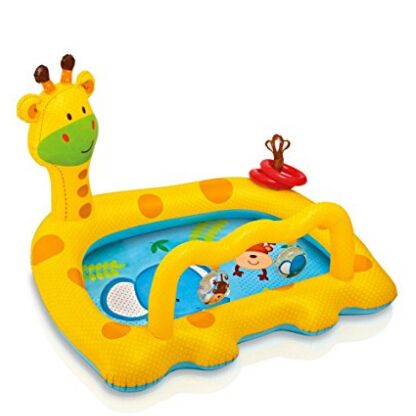 造型超萌！Intex長頸鹿充氣嬰兒泳池（適合1-3歲寶寶） 特價僅售$8.37