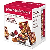 goodnessknows Cranberry, Almond and Dark Chocolate Snack Squares 18-Count Box $10.75