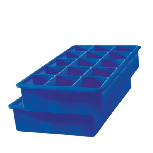 Tovolo Perfect Cube Ice Trays, Stratus Blue - Set of 2 only $7.99