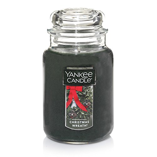 Yankee Candle Company Christmas Wreath Large Jar Candle, Only $13.99, You Save $19.00(58%)