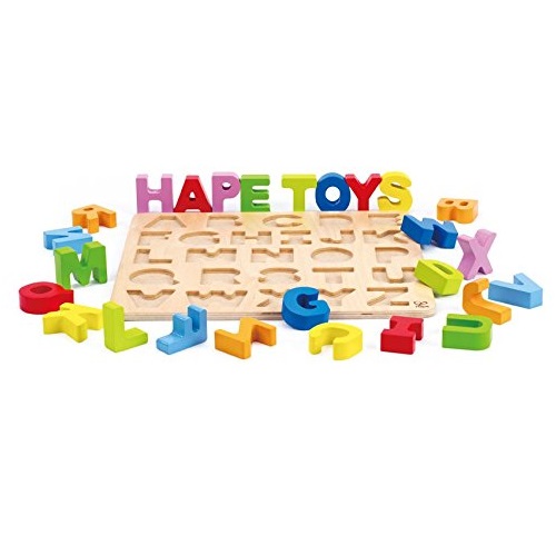 Hape Alphabet Stand Up Kid's Wooden Learning Puzzle, Only $10.85, You Save $9.14(46%)