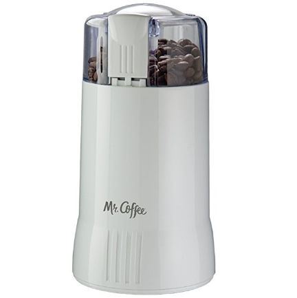 Mr. Coffee IDS55-4 Coffee Grinder, White $9.04 FREE Shipping on orders over $35